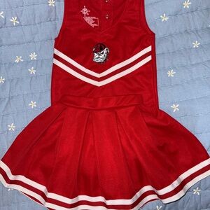 UGA Red Cheerleading Uniform